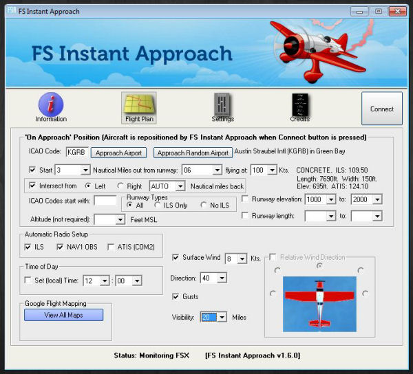 FS Instant Approach